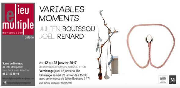 Expo Julien Bouissou + Joël Renard au 2L2M - Montpellier