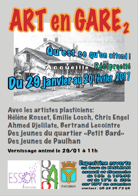 Exposition "Art en Gare" - Paulhan