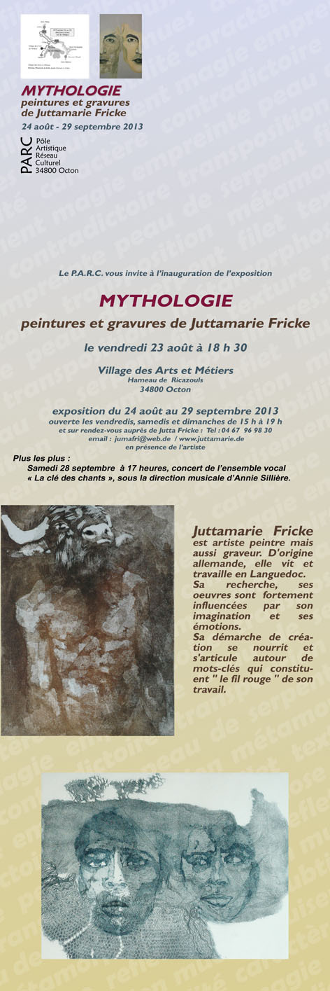 Peintures et gravures de Jutta FRICKE - MYTHOLOGIE