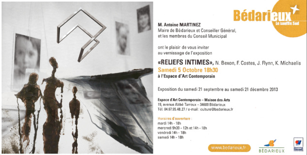 "RELIEFS INTIMES" exposition