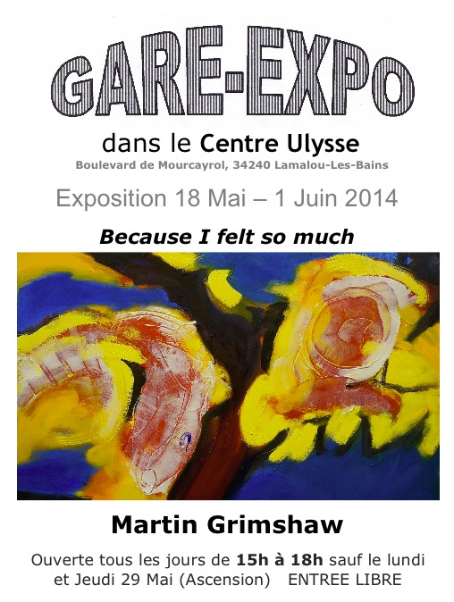 Martin Grimshaw expose à Lamalou-les-Bains