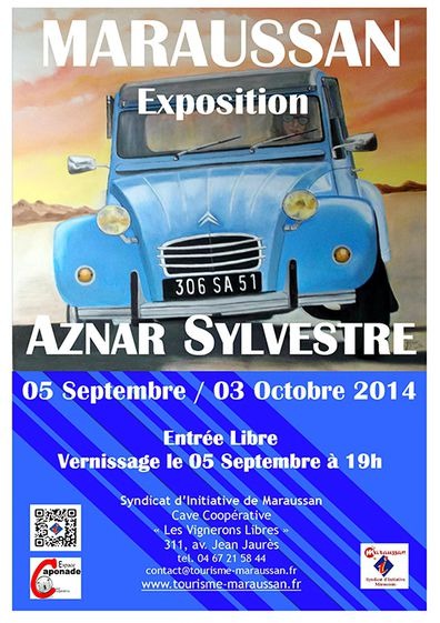 Sylvestre AZNAR expose à Maraussan 