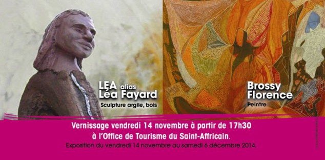 Léa Fayard alias Lea & Brossy Florence exposent à Saint-Afrique