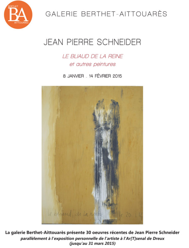 Jean Pierre Scneider expose à Paris