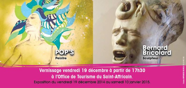 POP'S peintre et Bernard Bricolard exposent à Saint-Afrique