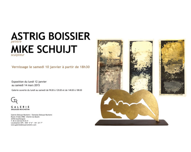 Astrig Boissier peintre & Mike Schuijt sculpteur exposent à Arpaillargues