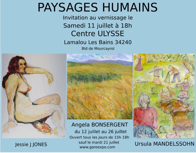 Paysages humains - exposition à Lamalou les Bains