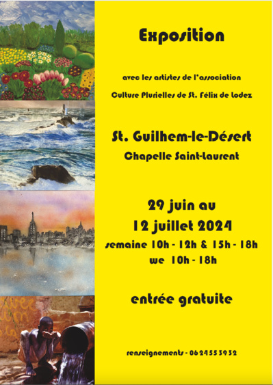 Exposition "Concours" Culture plurielles - Saint-Guilhem-le-Désert