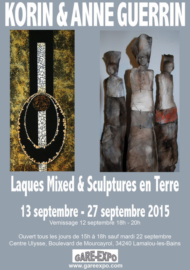 Korin & Anne Guerrin exposent à Lamalou-les-Bains