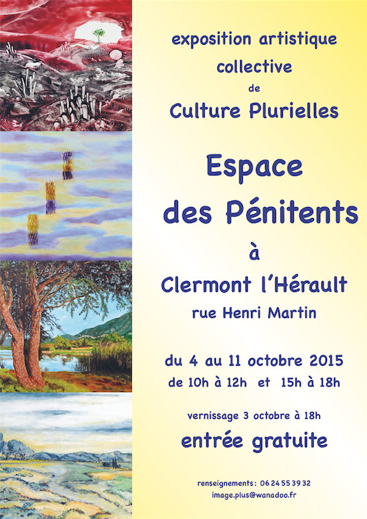 Exposition collective "Culture Plurielles" à Clermont-l'Hérault