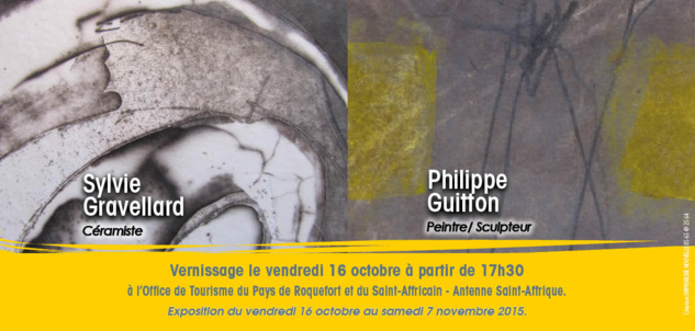 Philippe Guitton expose à l'Office de tourisme de Saint Affrique