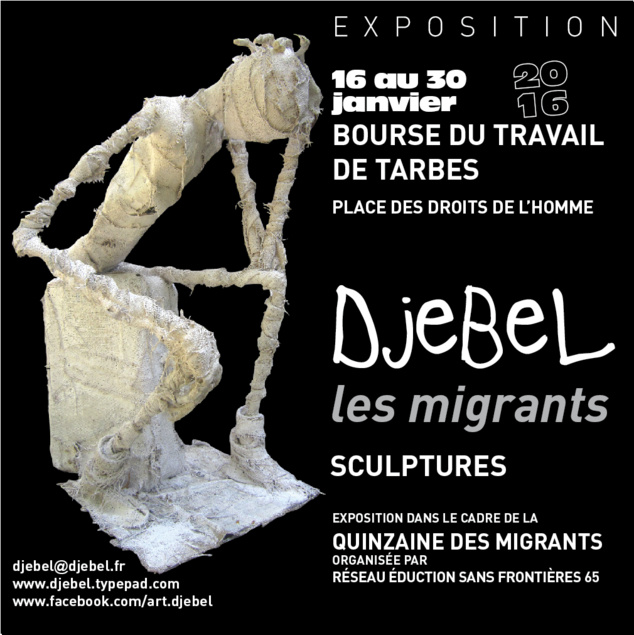 DJEBEL expose " Les Migrants" à Tarbes