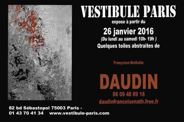 Françoise-Nathalie Daudin expose à Paris