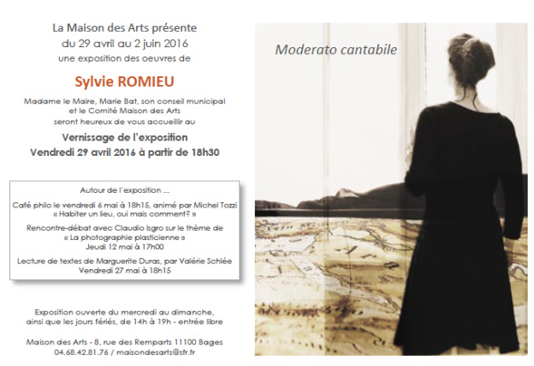 Sylvie ROMIEU à la Maison des Arts à Bages