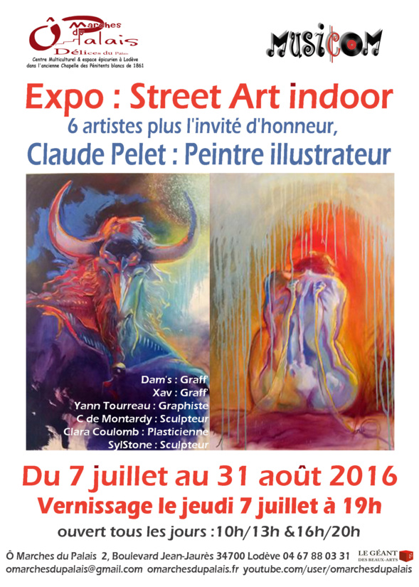 Exposition "Sreet Art Indoor" - Lodève