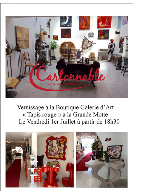 Boutique - Galerie d'Art "Tapis Rouge" - La Grande Motte