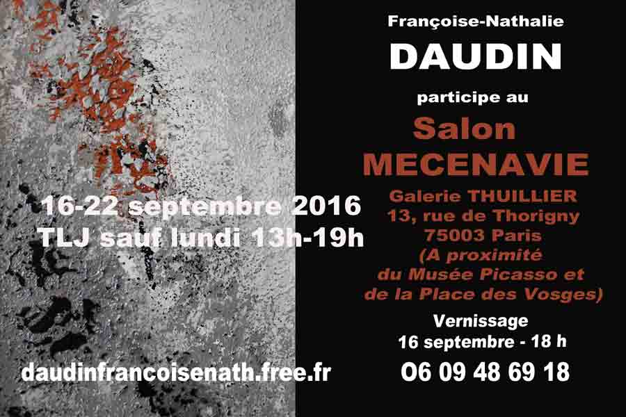 Nathalie DAUDIN - Salon MECENAVIE - Galerie THUILLIER