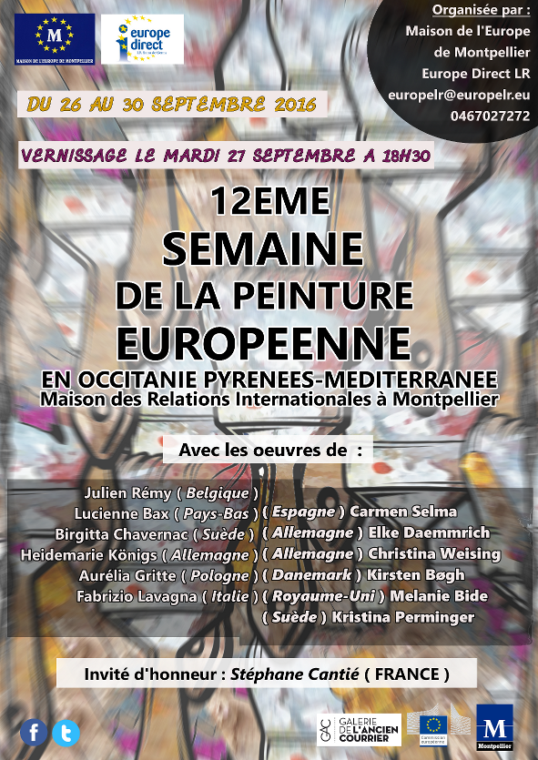 12ème Semaine de la Peinture européenne en Occitanie - Montpellier