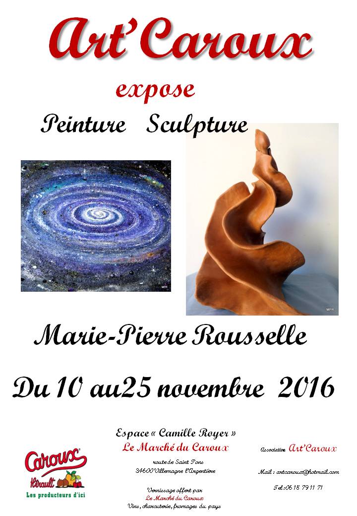 Exposition  - Art Caroux - Villemagne l'Argentière