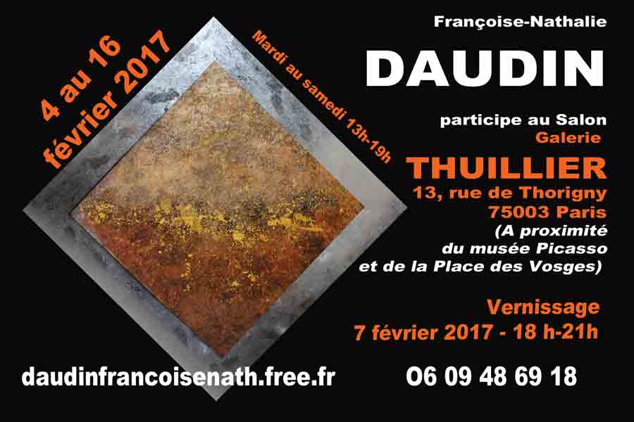 Françoise-Nathalie Daudin - GALERIE THUILLIER - Paris