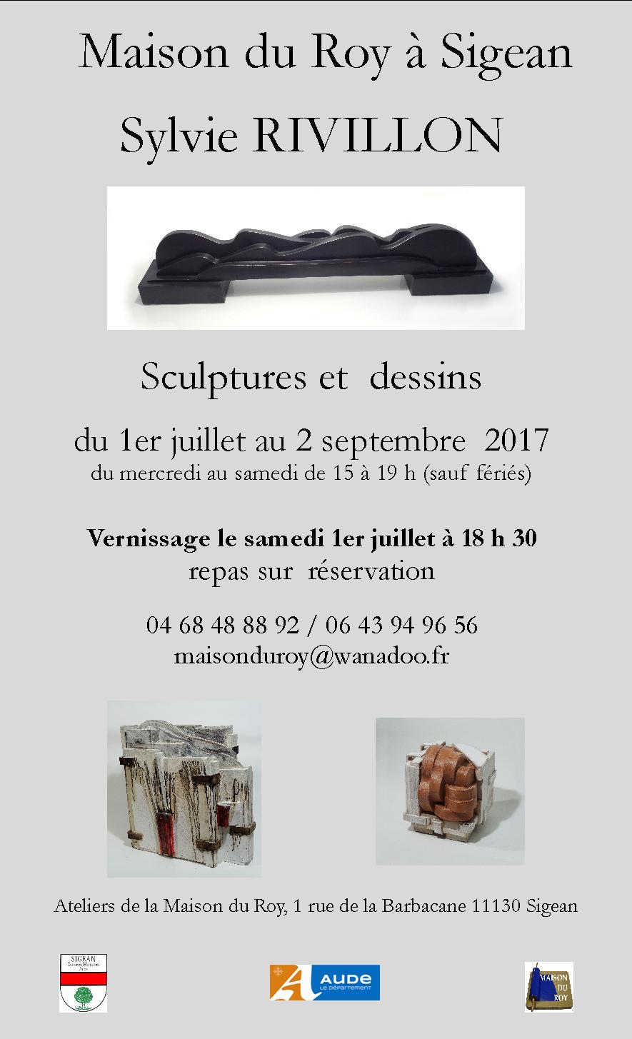 Exposition  de Sylvie RIVILLON  à la Maison du Roy à SIGEAN