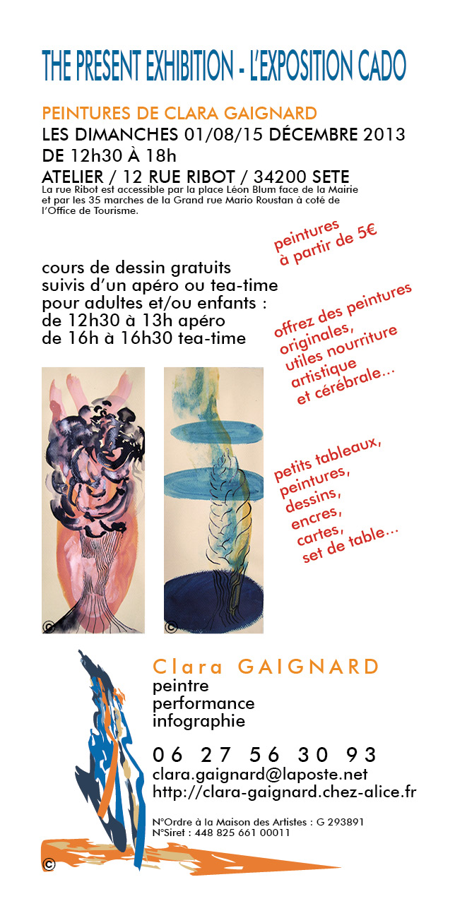 Peintures de Clara GAIGNARD