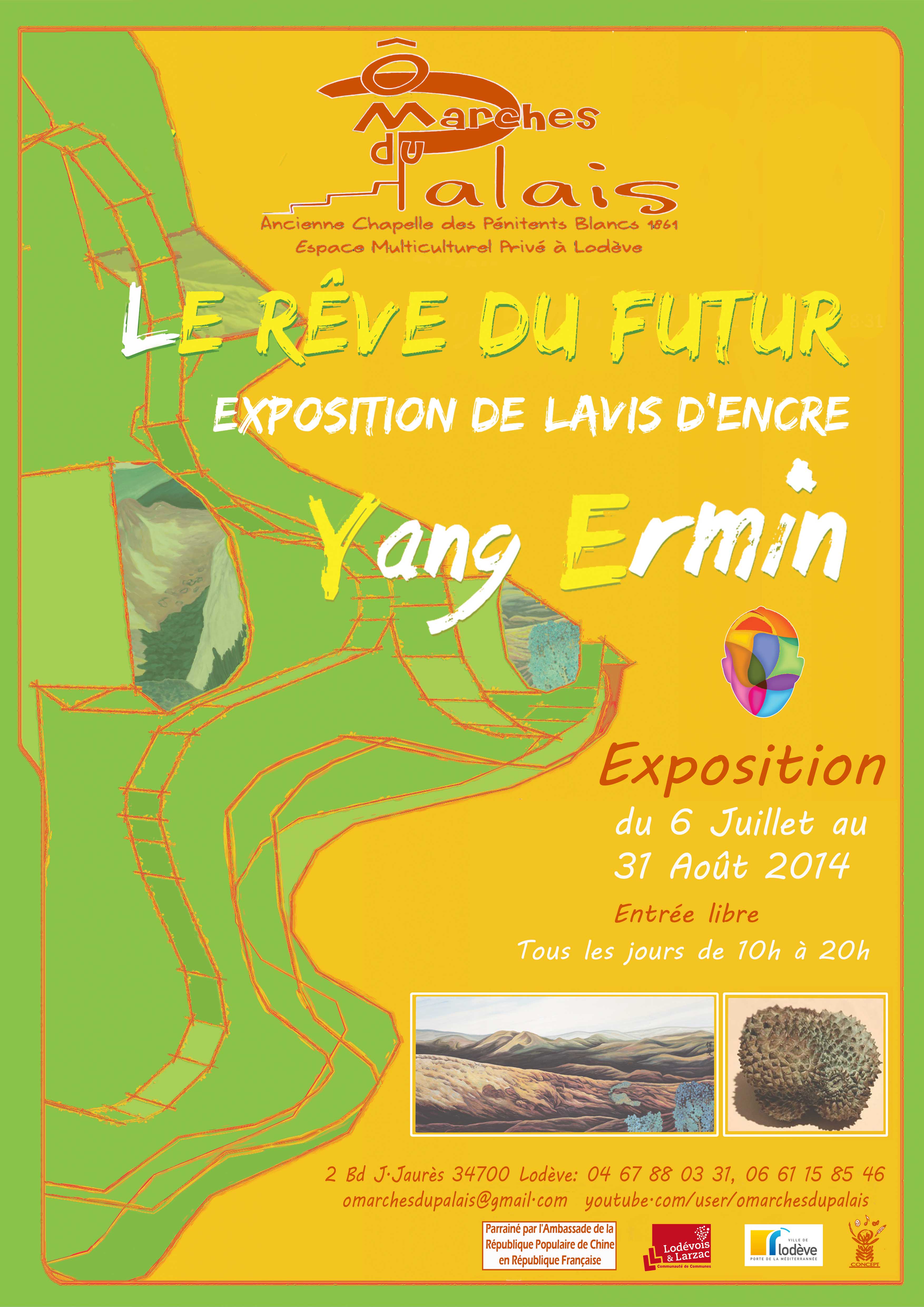 Yang Ermin expose à Lodève