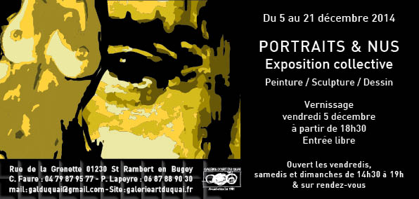 Portraits & Nus exposition collective à Saint-Rambert-en-Bugey (01230)