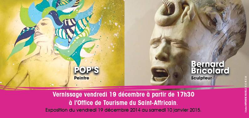 POP'S peintre et Bernard Bricolard exposent à Saint-Afrique