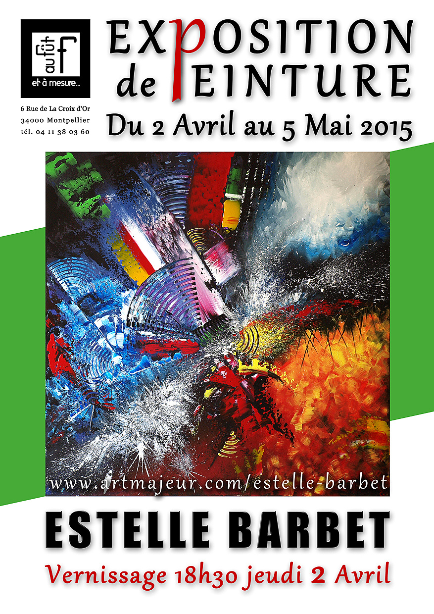 Exposition Estelle BARBET (peinture abstraite) - Montpellier