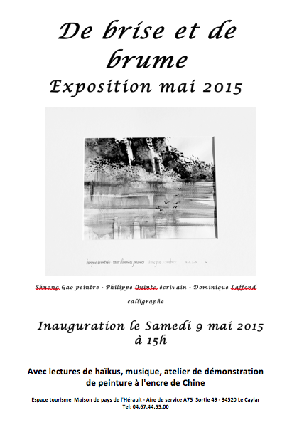 " De brise et de brume " exposition au Caylar