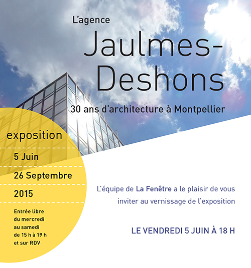 Exposition JAULMES & DESHONS à La Fenêtre - Montpellier