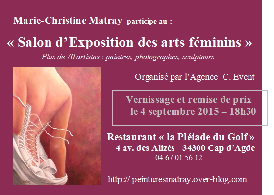 Les Arts féminins au Cap d'Agde - Marie-Christine Matray