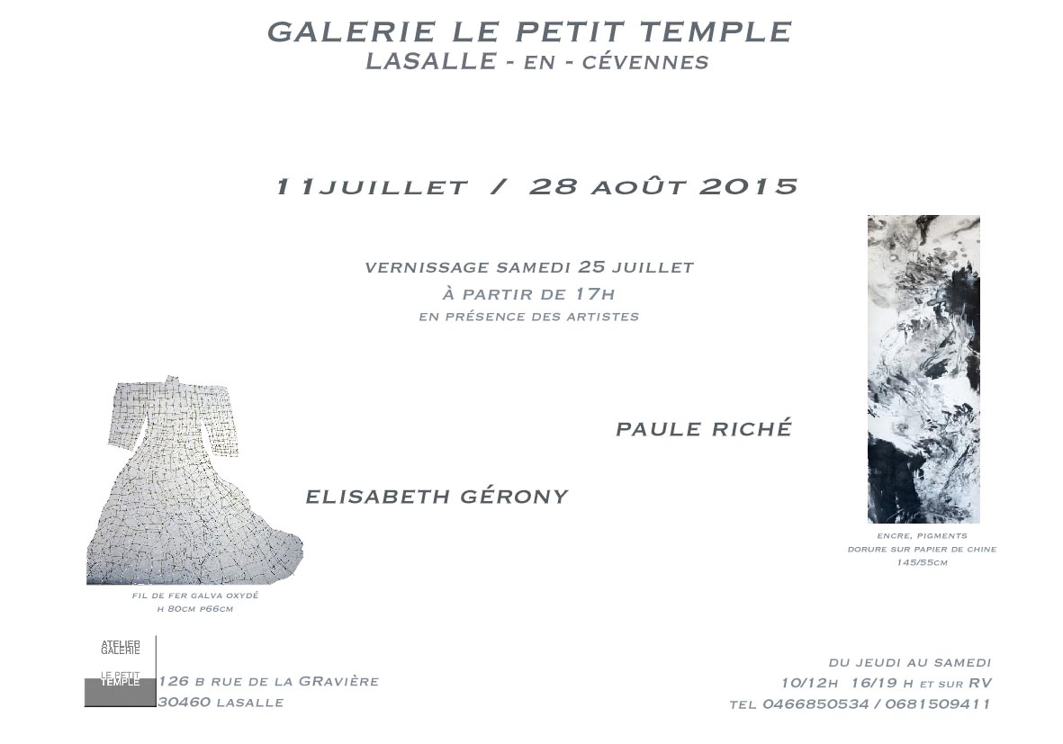 Galerie le Petit Temple à Lasalle