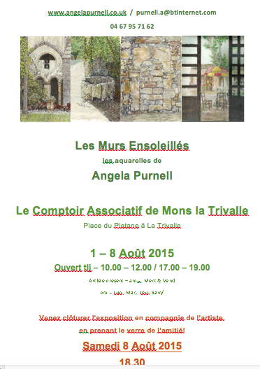 Angela Purnelle expose à Mons-la-Trivalle