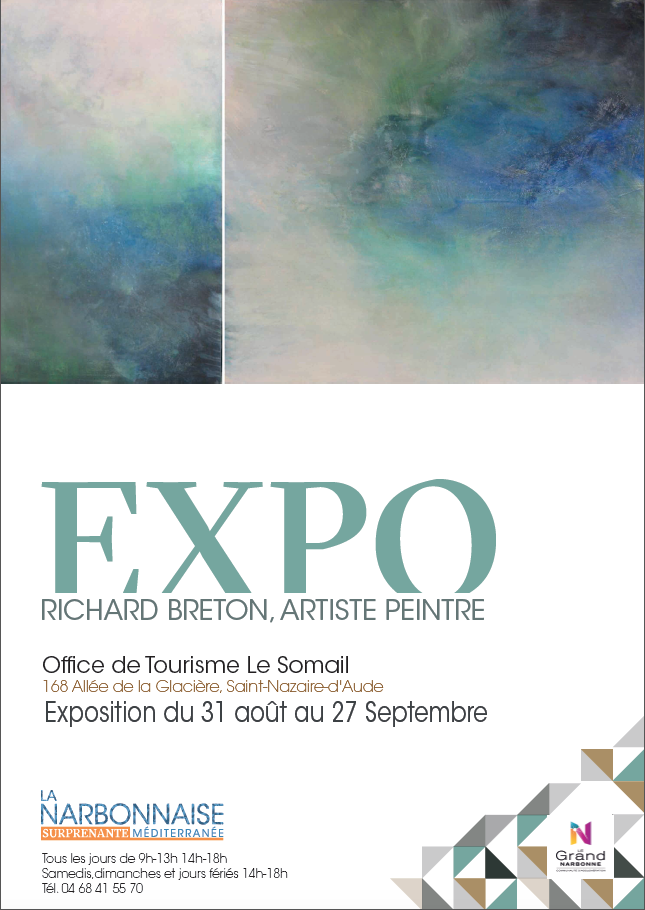 Richard Breton expose à Saint-Nazaire-d'Aude