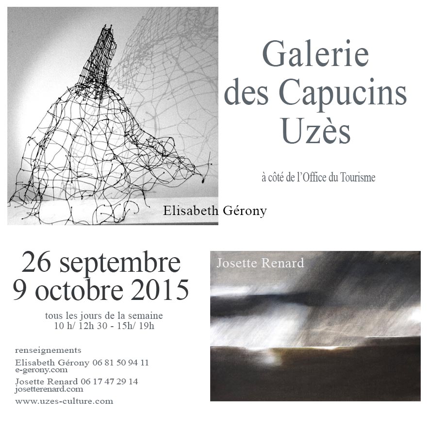 Elisabeth Gérony expose à Uzès