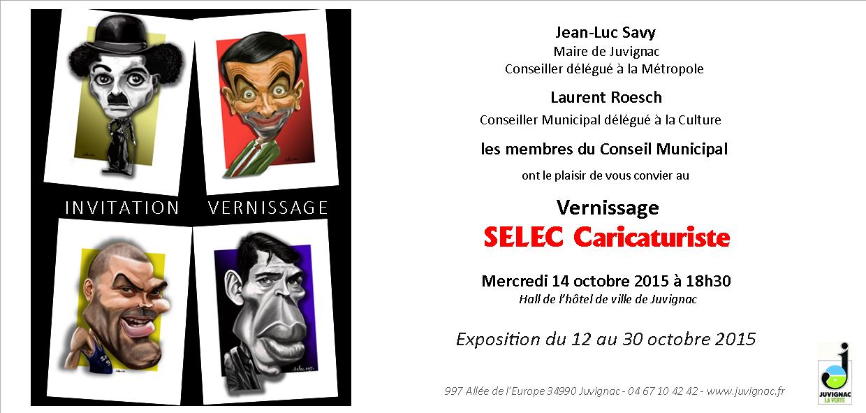 Selec expose ses caricatures à Juvignac