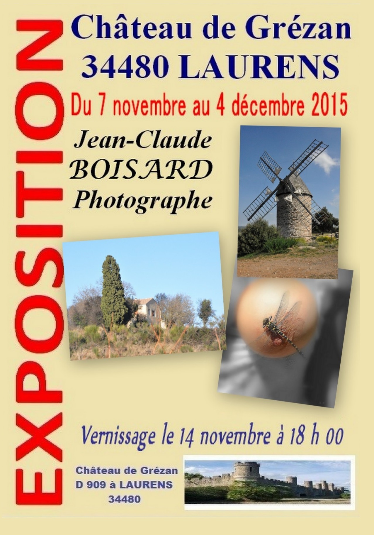 Jean-Claude Boussard - photographe - expose à Laurens