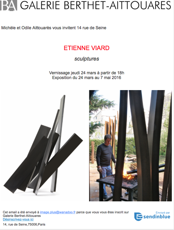 ETIENNE VIARD  sculptures - Paris