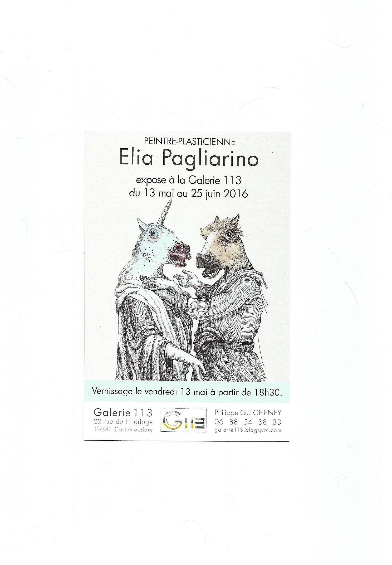 Elia Pagliarino  à la Galerie113 - Castelnaudary