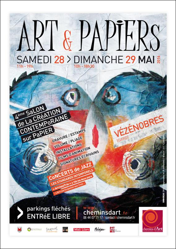 Salon Arts & Papiers à Vézénobres