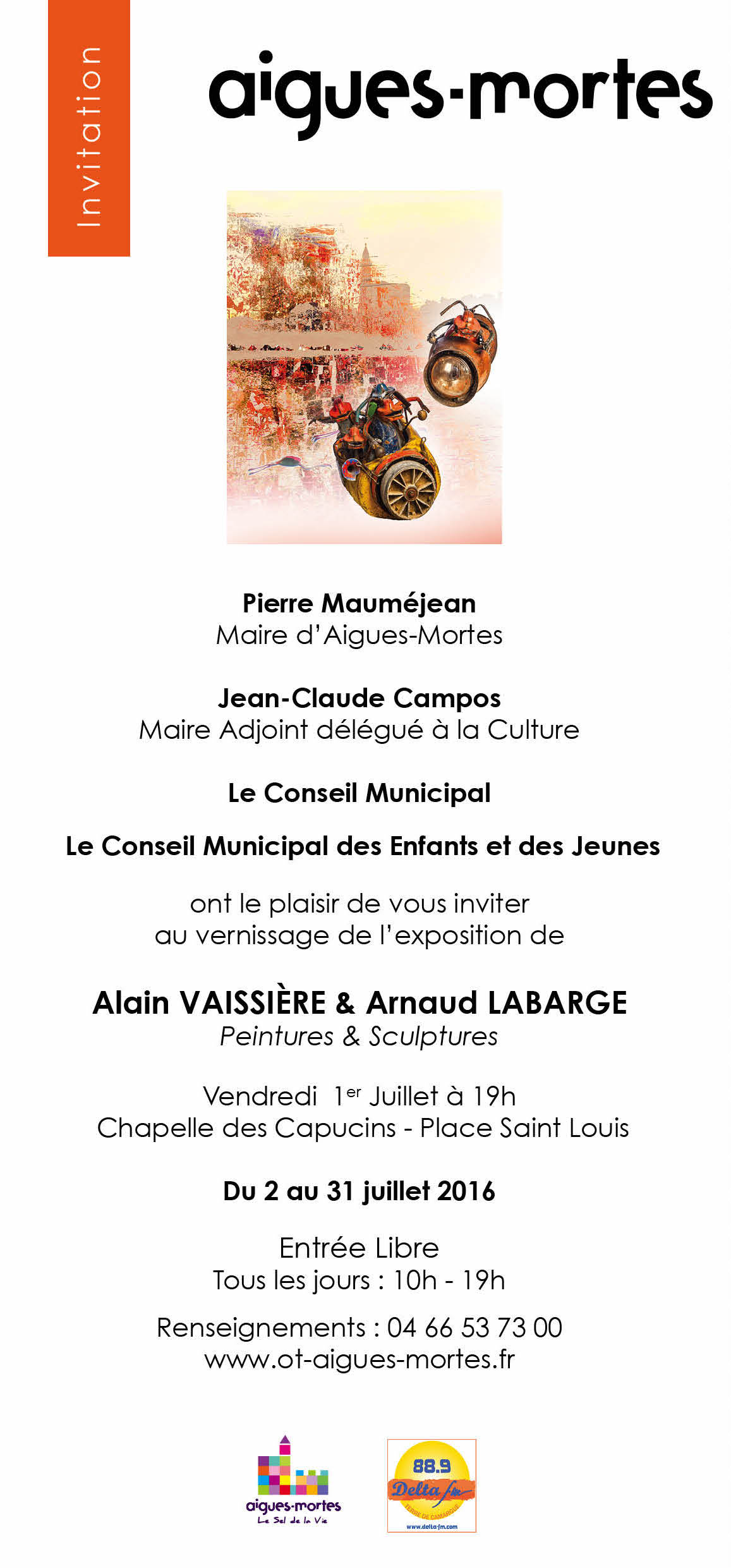 Exposition commune dans la Chapelle des Capucins  - Aigues Mortes