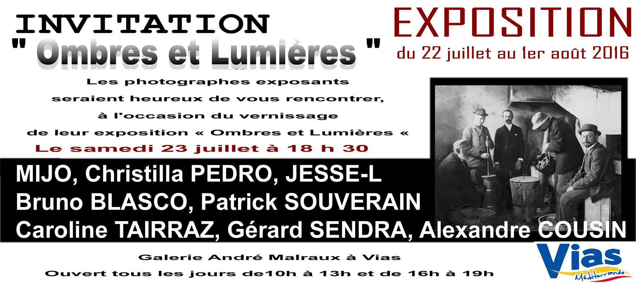 "Ombres et lumières" exposition photo - Vias