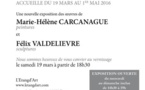 Marie-Hélène Carcanague et Félix Valdelievre exposent à Bages (11100)