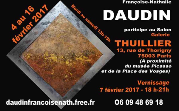 Françoise-Nathalie Daudin - GALERIE THUILLIER - Paris