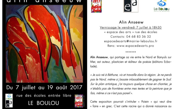 EXPOSITION ALIN ANSEEW AU BOULOU