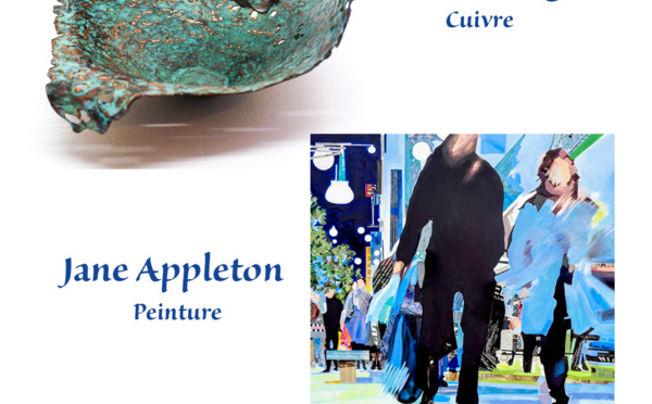 Exposition au Coin d'Art de Jane Appleton et Marc Gallego - Olonzac