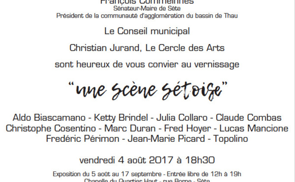 Exposition " Une scène sétoise " Chapelle du Quartier Haut - Sète