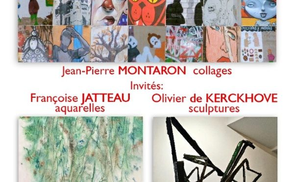 Expo à La Livinière : JP Montaron, Françoise Jatteau, Olivier de Kerckhove